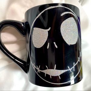 NWT NIGHTMARE BEFORE CHRISTMAS DISNEY HALLOWEEN BURTONS CERAMIC COFFEE MUG BLING